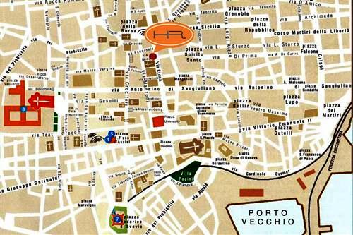 mappa turistica catania