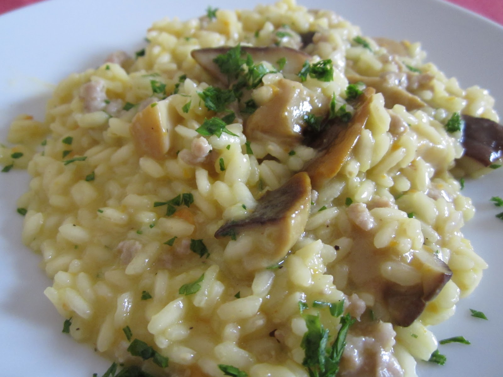 Risotto ai funghi - Antica Trattoria La Paglia - Catania